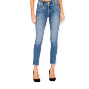 FRAME Le High Skinny Crop in Samira, Size 32